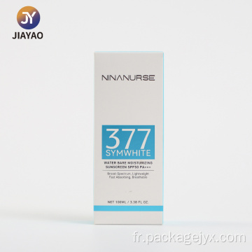 Boîte de rangement cosmétique verticale élégante pour crème solaire